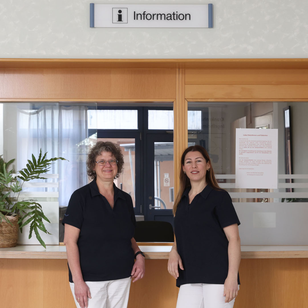 Empfang der Praxis Dr. Susanne Pfeiff Empfang der Praxis Dr. Susanne Pfeiff